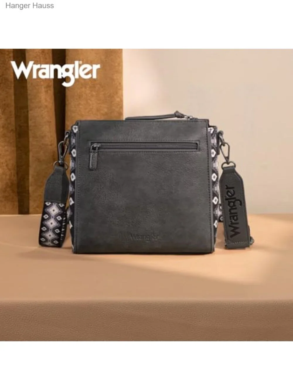 Aztec Print PU Leather Crossbody Bag Women Western Shoulder Purse Adjustable